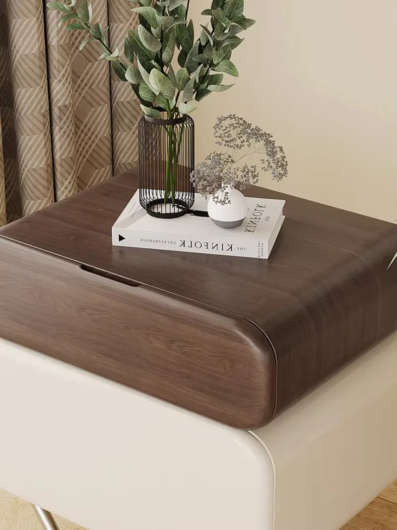 Small apartment, Italian bedside table wooden, bedroom locker