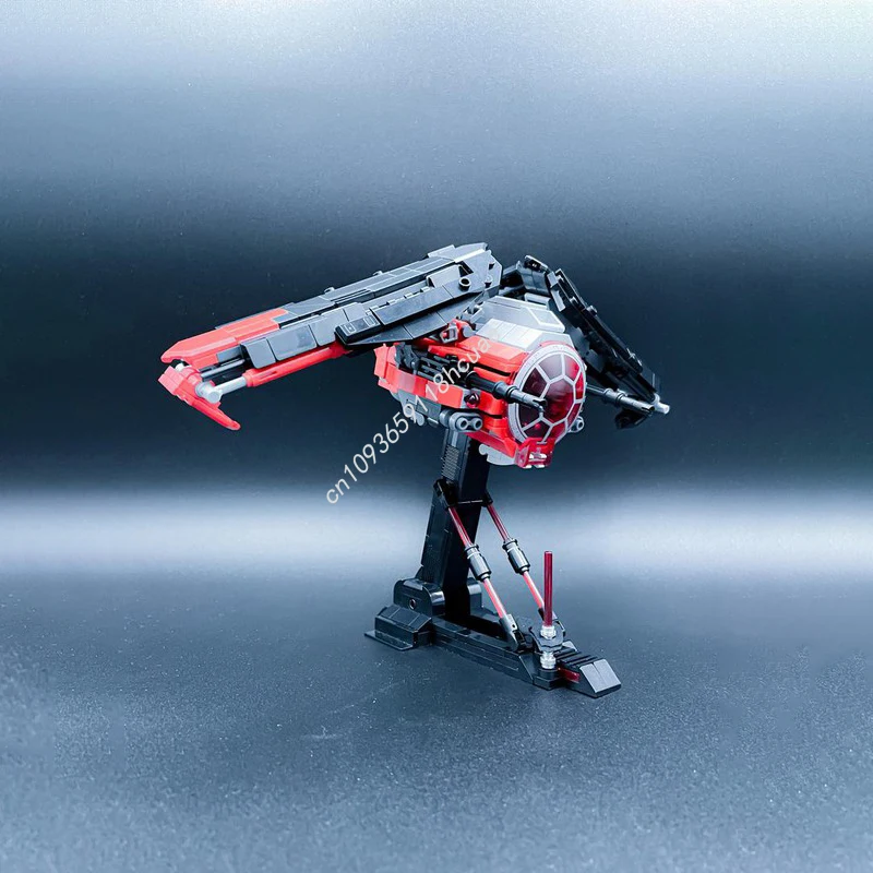 632PCS MOC Star Battle Darth vader's TIE Raven Ruimteschip Model Bouwstenen Stapelen Bricks Creatieve Kid Speelgoed gift Diy