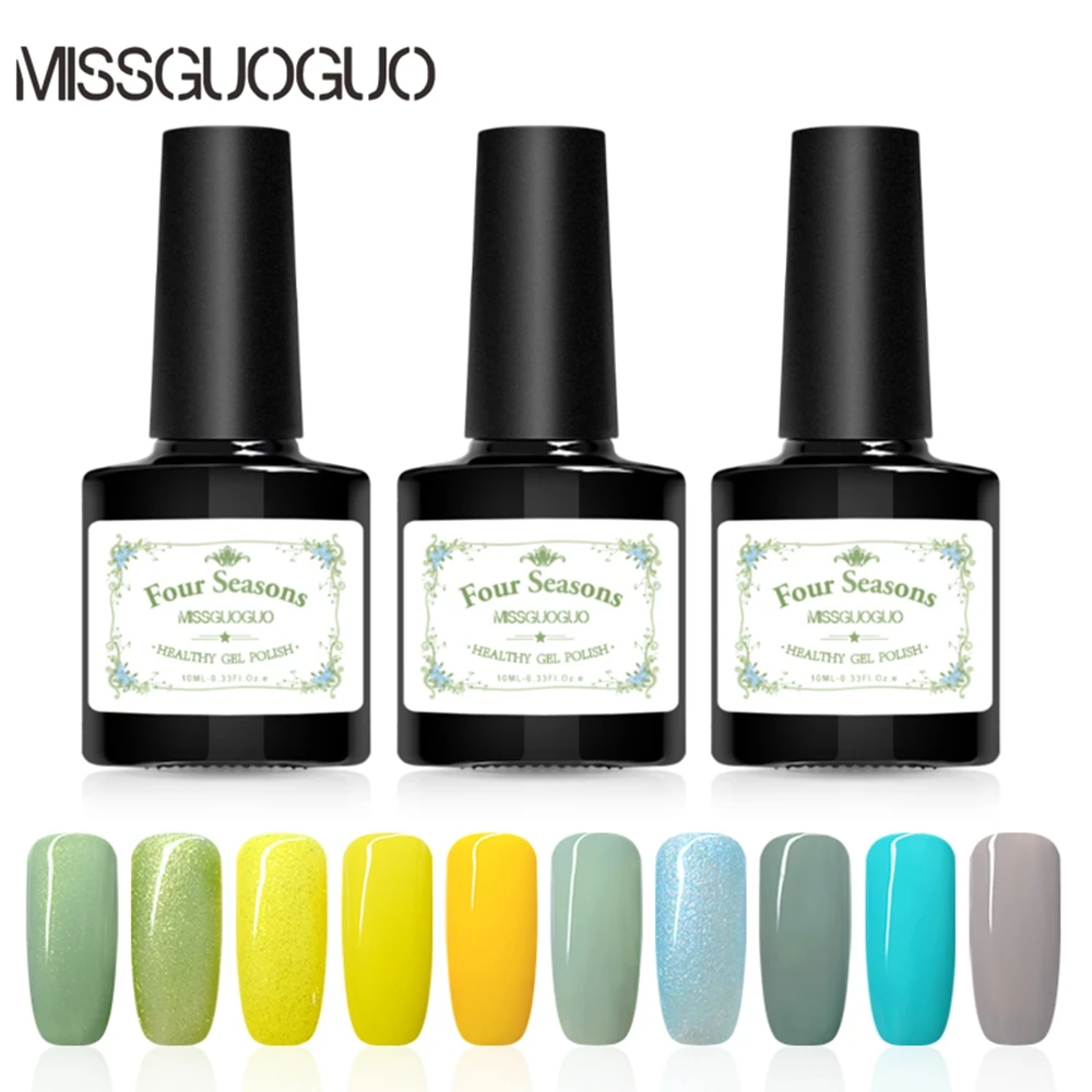 Vernis à ongles UV, Gel de couleur Pure, 10ml, Design artistique, manucure, hybride, Semi-Permanent, couche de Base et de finition