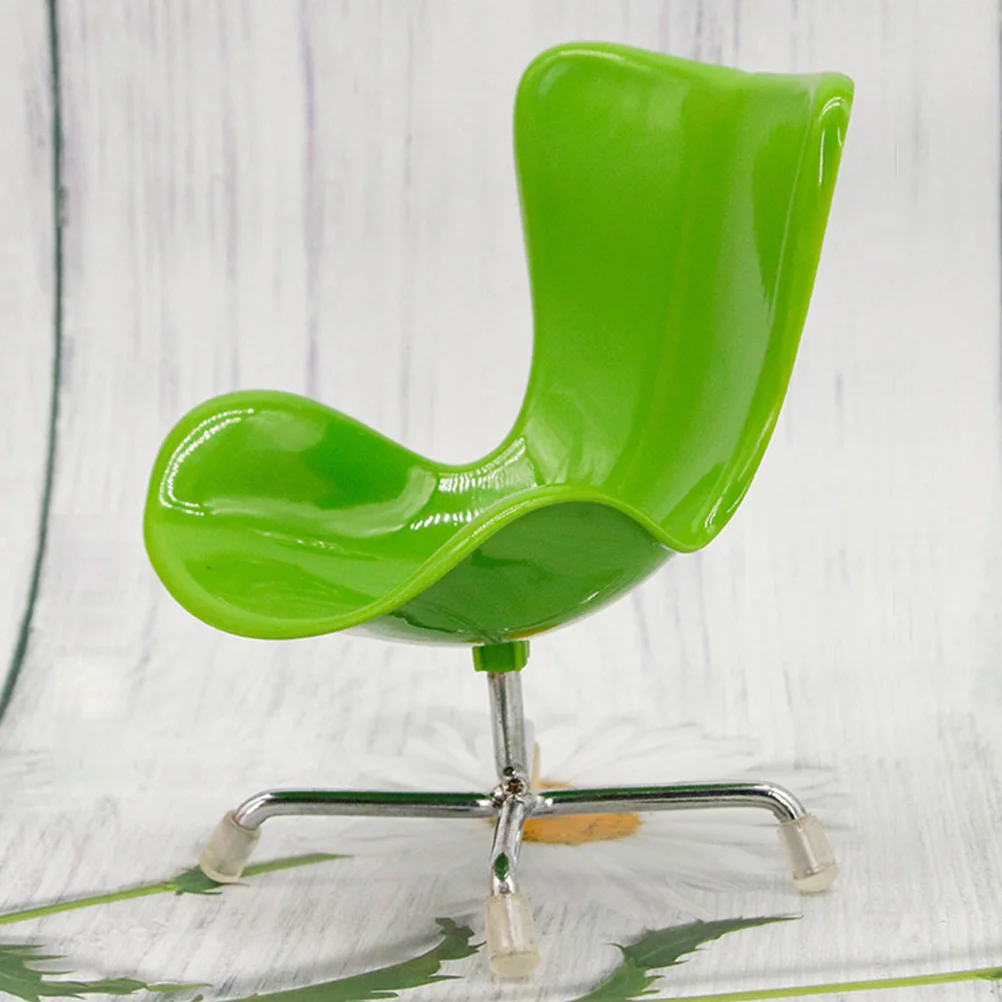 

Mini Computer Chair Mini House Decor Props Premium Plastic Material Realistic Simulation for Bedroom Living Room Decoration