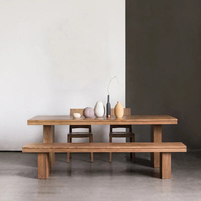 Wood Center Dining Table Center Modern Coffee Chairs Study Dining Table Extending Terrace Mesas De Comedor Living Room Furniture
