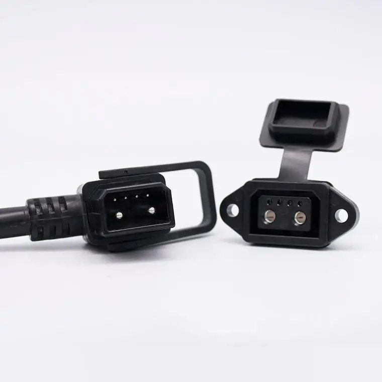Robot Battery Charging Plug with Signal Line 2+4 Electric Vehicle Lithium Battery E-bike Charging Cable Connector Male Female