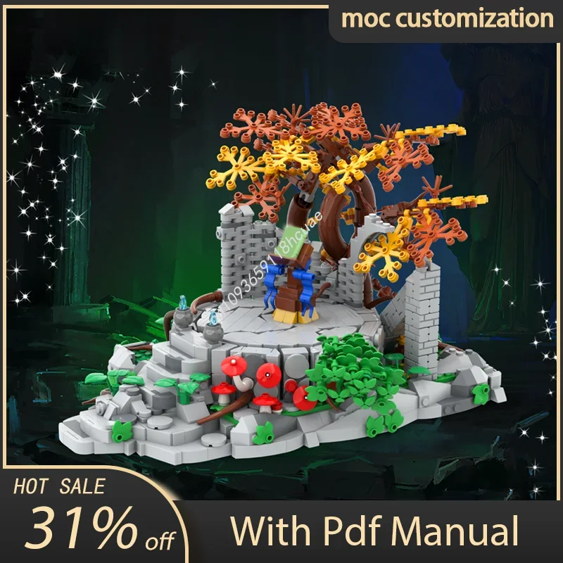

1363pcs Moc Magical Circle Modularity Castle Architectural Models Building Blocks Assembly Bricks Toys Kids DIY Education Gifts