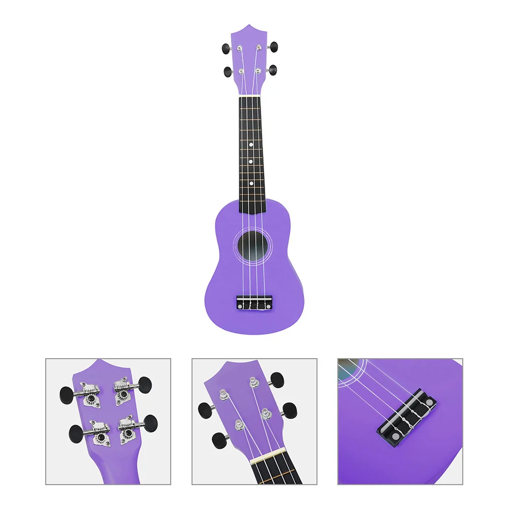 

21 Inch Ukulele Colorful Wooden Musical Instrument Early Education Ukuleles Toddler Toy Beginner Student Portable Small Guitar