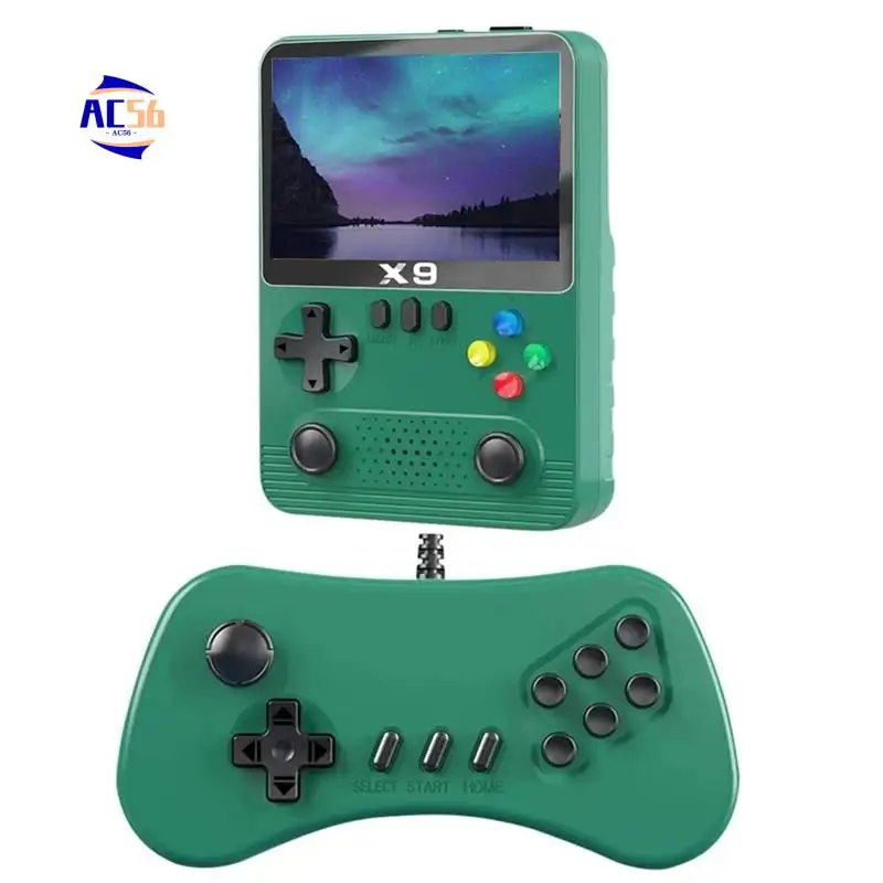 

Портативная игровая консоль AC56-X9, 10000 игр, 3,5 дюйма, два игрока, 2000 мАч, для GBA GBC NES, для 11 видов симуляторов