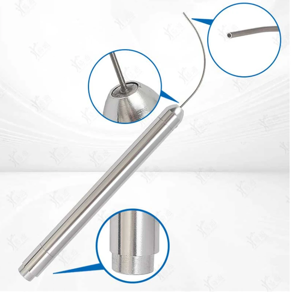 مصباح من الألياف الضوئية من الفولاذ المقاوم للصدأ مستورد من الألياف الضوئية أنبوب مصباح فائق الدقة