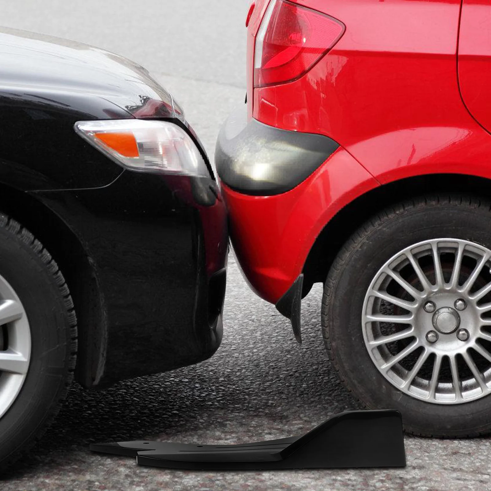 

1 пара автомобильного диффузора заднего бампера ABS внешние автоаксессуары универсальный пригодный сплиттер заднего бампера автомобиля внешние обновленные детали