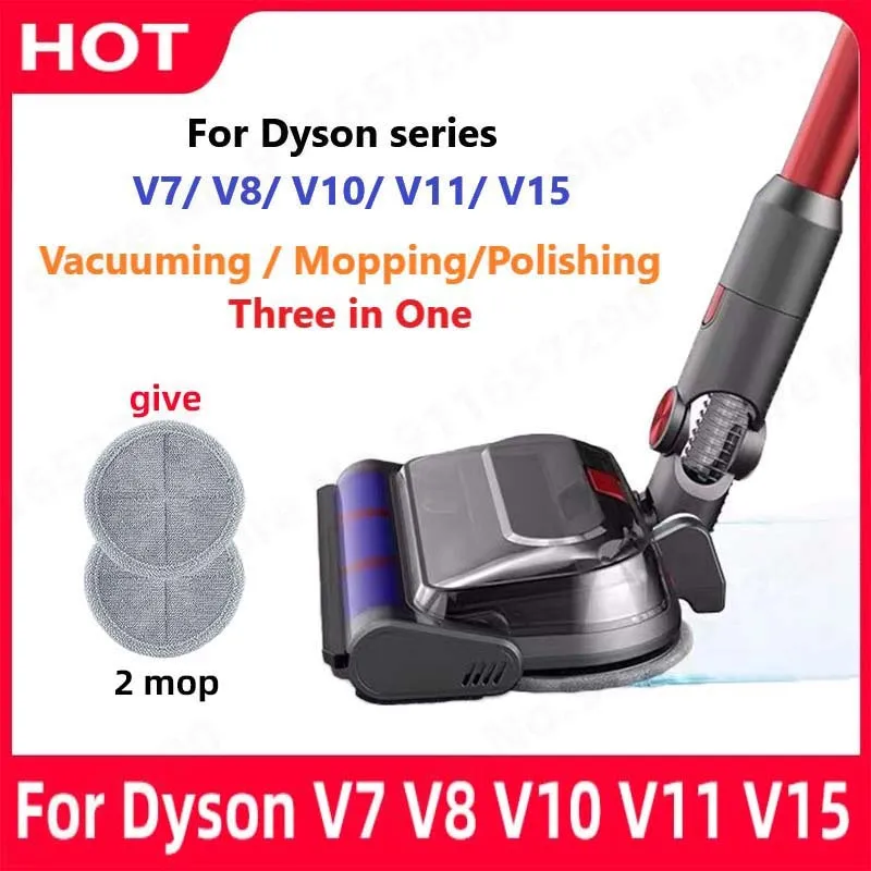 For Dyson V7 V8 V10 V11 V15 Vacuum Cleaner Mopping Attachment  Immaculate Spare Parts Brush With Water Tank Mop Accessories