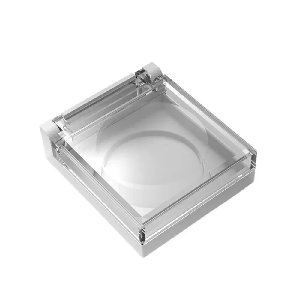 1Pcs 12/16/19/22/25mm Button Switch Protective Cover Plastic Transparent Button Switch Cover Cap ABS Base Waterproof