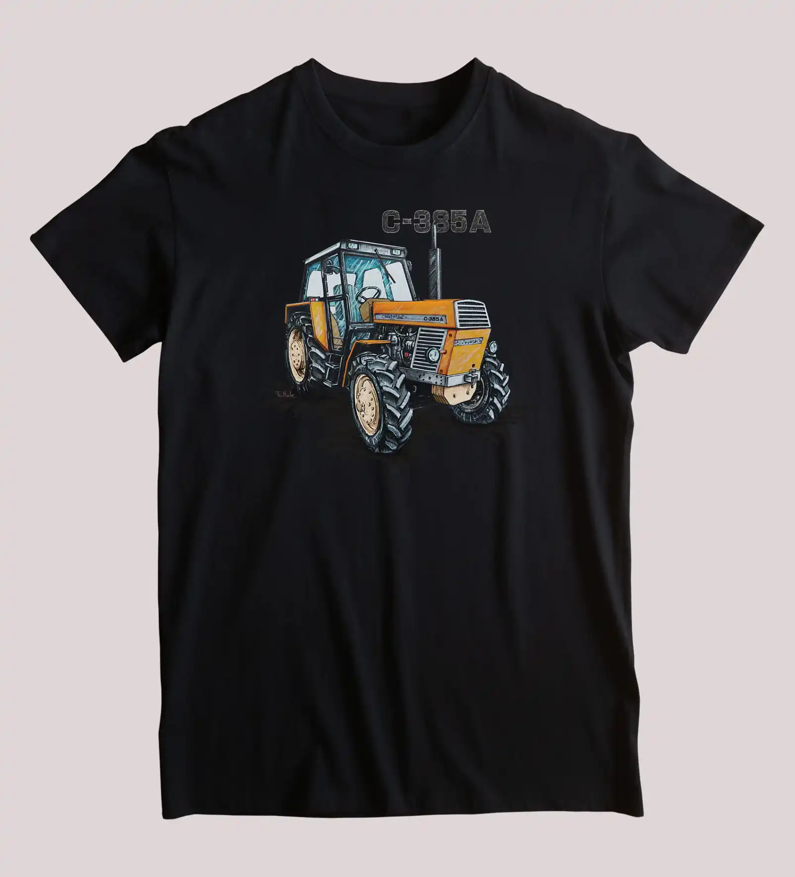 Poland Built Ursus C-385A Tractor T-Shirt. Summer Cotton Short Sleeve O-Neck Mens T Shirt New S-3XL