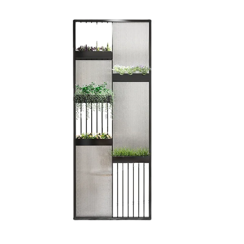 

Stainless steel simple screen custom entrance living room Changhong glass bathroom
