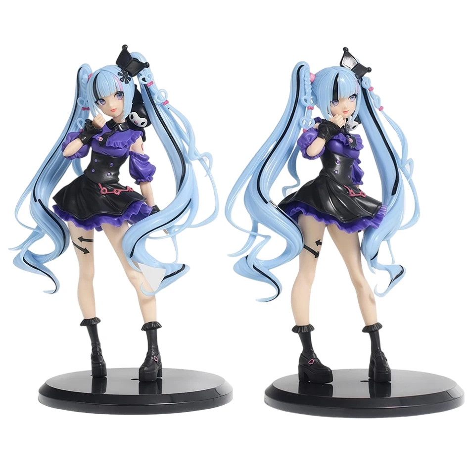 Neue Anime Hatsune Miku Utau Kasane Vocaloid Trio-Try-iT Vocaloid Actionfigur Modell Spielzeug Niedliches Action-Modell PVC Sammlerstück Geschenk – Detail 4