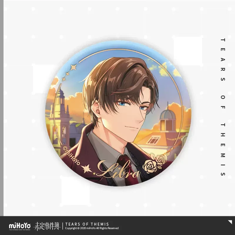 Sunsyea テミスの涙 公式グッズ miHoYo オリジナル 正規品 XSMJ バッジ RMarius von Hagen Luke Pearce Artem Wing Vyn Richter