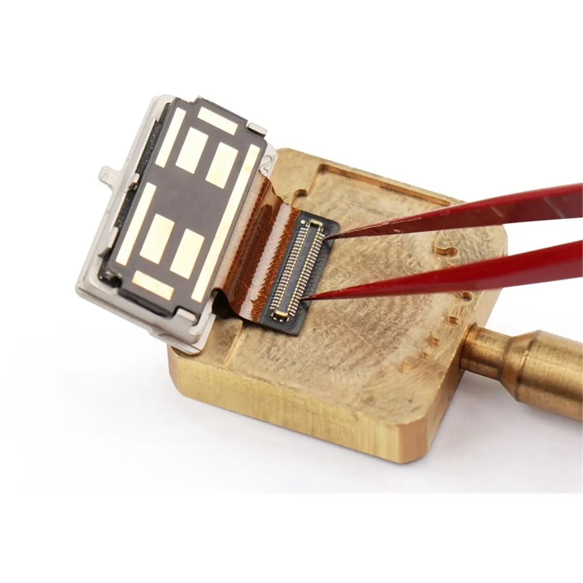 900M-T-T9 Pure Copper Miniature Heating Platform Micro Solder Station for CPU IC Chip Positioning Glue Removal Desolder