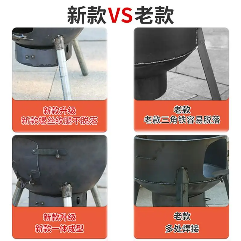 New household burning rural mobile firewood cauldron stove outdoor non-smoking floor