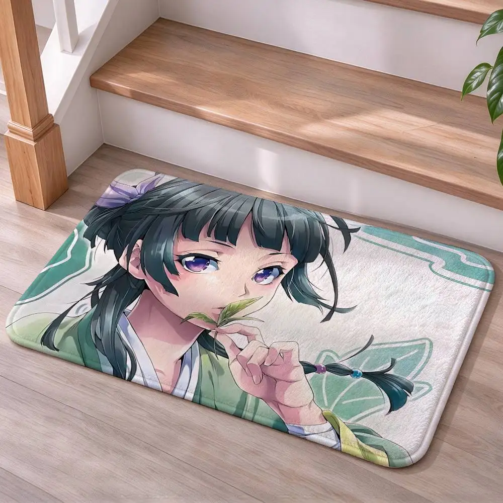M-Maomao All Design A-Apothecary Diaries  Short Plush Non-Slip Floor Mat, Easy to Clean, for Bathroom Door & Bedroom Door