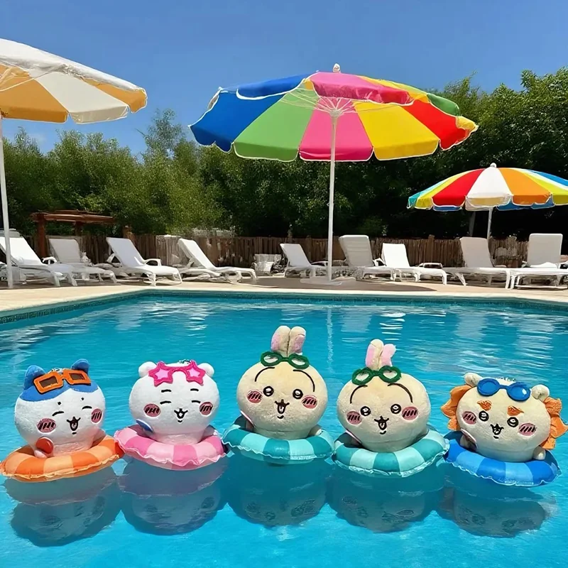 Miniso Chiikawa Plush Keychain Kawaii Anime Merchandise Stuffed Doll Bag Charm Decor Co Branded Theme Collectible Holidaygift