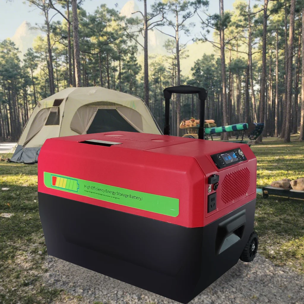 

Portable 810WH Compressor Car Fridge Freezer 30L DC 12.6V AC 220V Electric Power Station For Camping And Outdoor Adventures