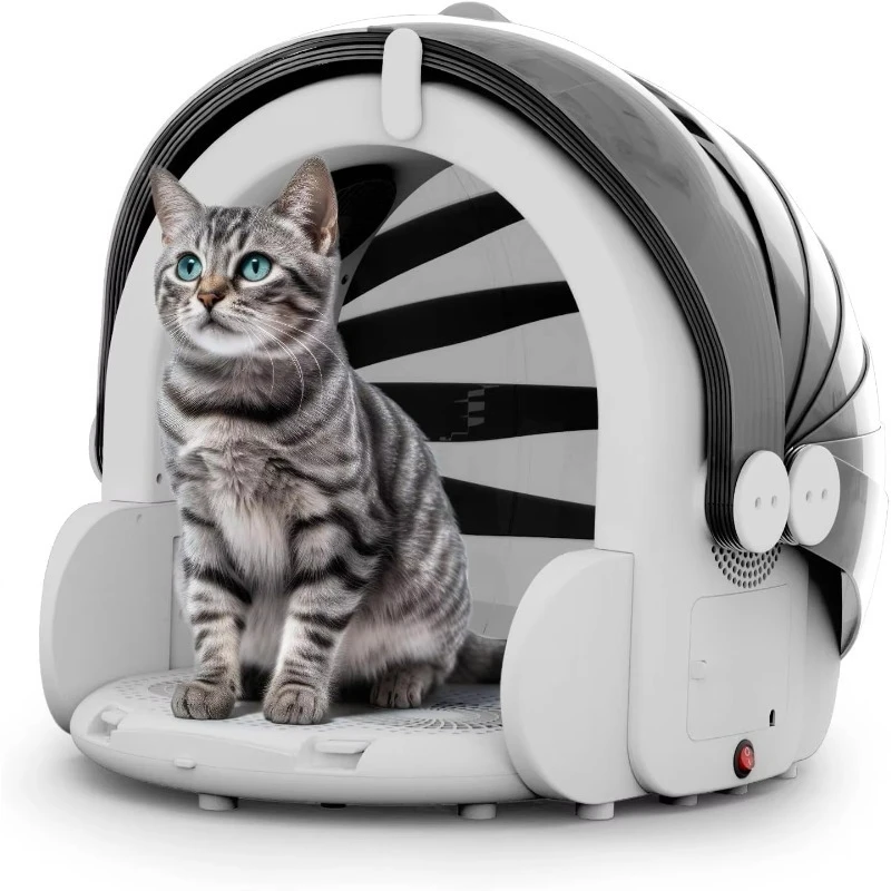 2026 60L Intelligent Pet Dryer Box with Temp & 4-Speed Control, 360° Airflow by 8 Fans, Timer & Ultra Quiet
