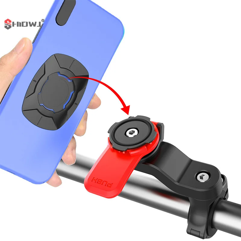 Shock Resistant Motorcycle Bike Phone Holder Stand Bicycle Mobile Mount Non-slip Cycling For IPhone Xiaomi Riding MTB Moto