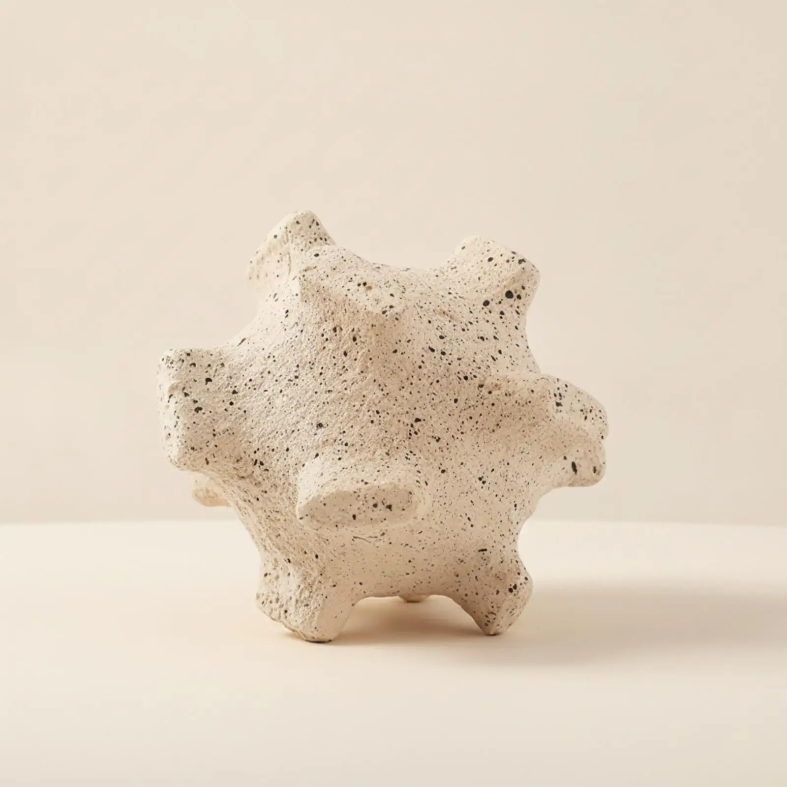 Abstract Art Sculpture Rounded Spiky Object Interior Decoration for Shelf Cabinet Tabletop Display