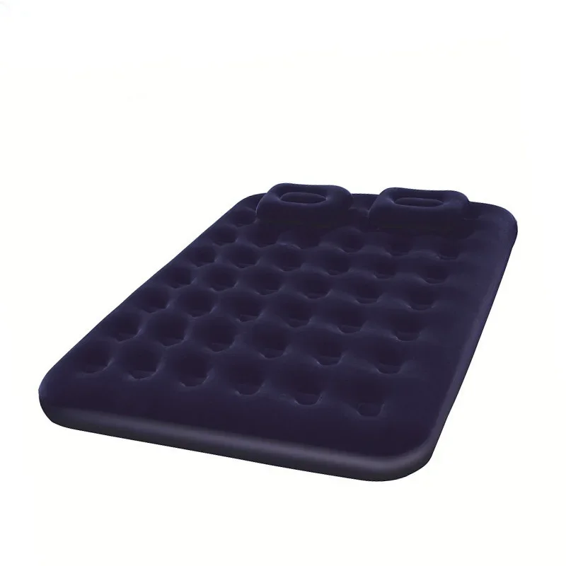 Air mattress vehicle household Air mattress thickened flocking single double inflatable mattress spot wholesale