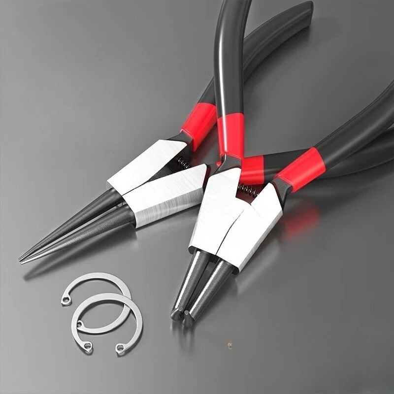 5-inch Industrial-grade Clamp Pliers with Multi-functional Pointed Tip and Outward-bending Expansion Function image 2
