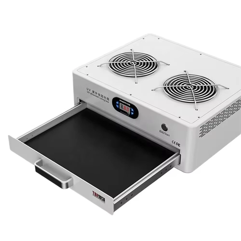 TBK 905A UV Curing Box for Mobile Phone Repair Tools LCD Touch Screen Drying UV Curving Lamp