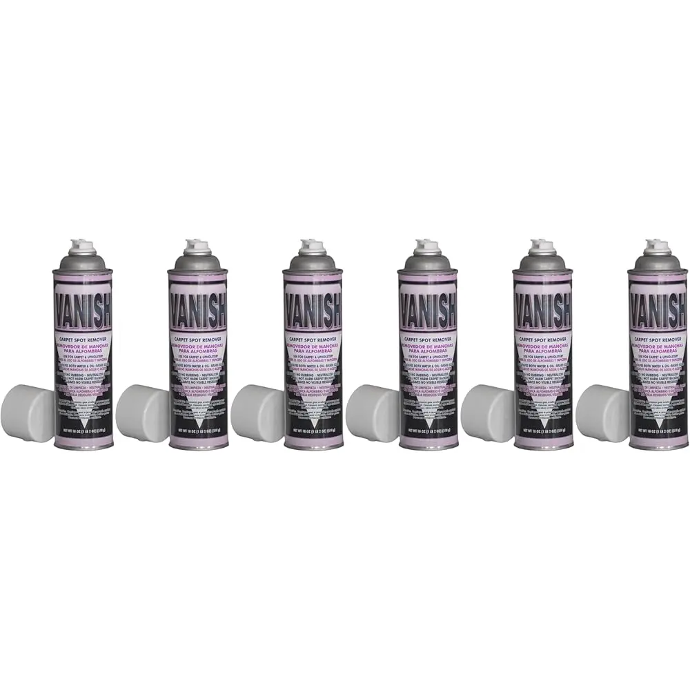 

Vanish Carpet Spot Remover - Stain Remover For Carpet & Upholstery, Leaves No Residue (6)