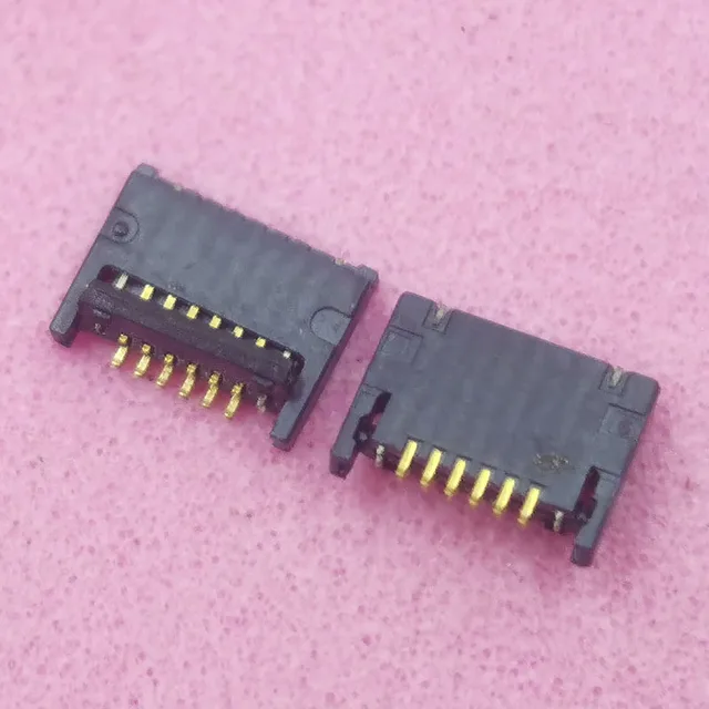 1-10szt FPC Złącze Wtyczka Bateria Styk Klips Na Jack Board J6951 Dla Macbook Pro A1990 A2141 A1707 13" A1706 A1989 15" 6 Pin