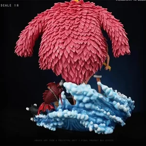 Tek Parça-Anime şekilli kalıp Bebek Dekorasyon, Heykel, Gk, Oyuncak, Hediye, Doğum Günü, Donquixote Doflamingo Vs Luffy: 21 cm En çok satılan 12, donquixote doflamingo figürü-no. 8
