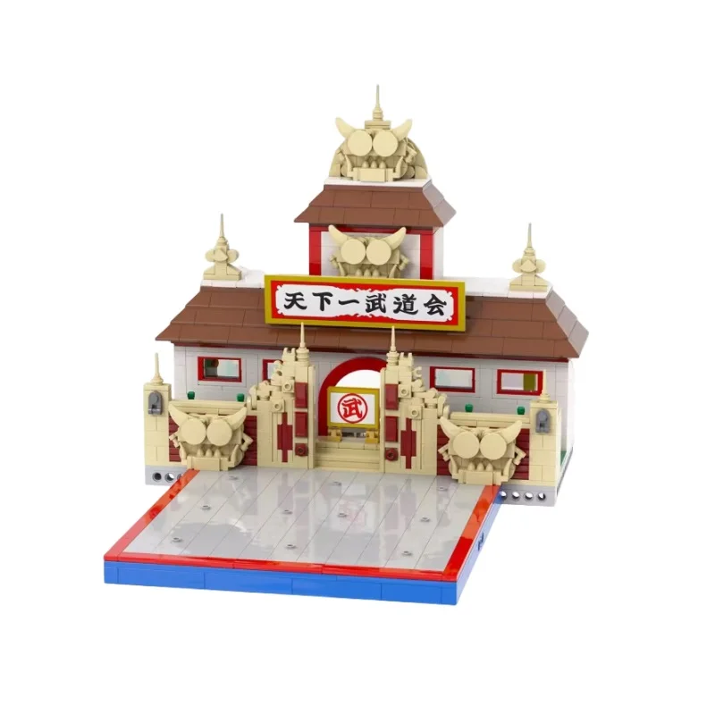 

Japan Cartoon Anime Scene City House Building Blocks Mini Action Figure Toys Large Size