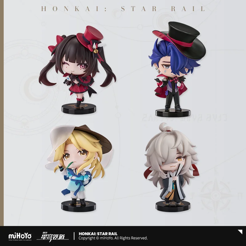 Mihoyo Honkai：Star Rail Nameless Guest'S Medal Series Blind Box Egg Jing Yuan Sampo Koski Desktop Ornament Decoration Kids Gift