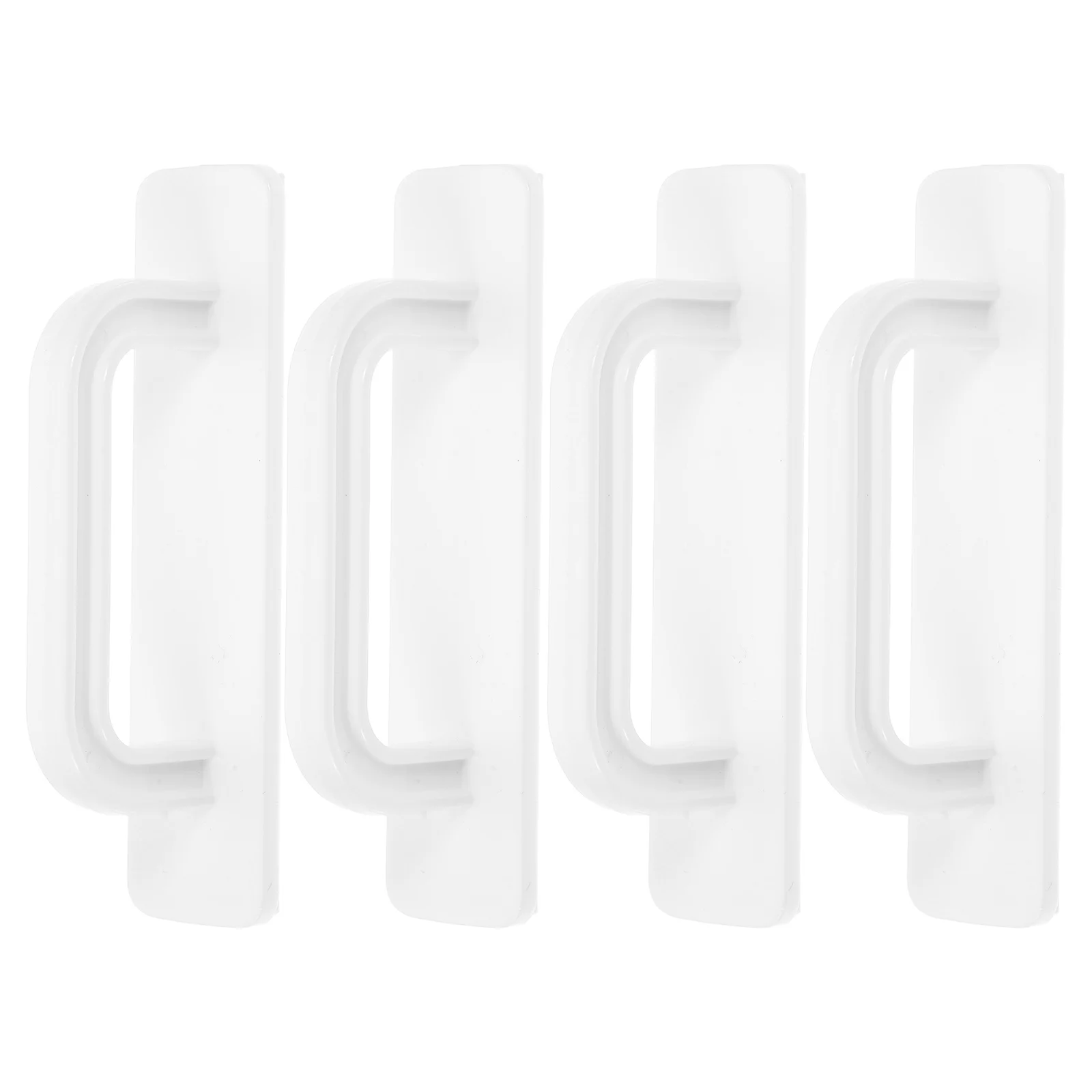 

4 pcs Self-Adhesive Cabinet Peel Drawer Pulls No Drilling Removable Door Handles For Kitchen Bathroom Closet niture Hardware