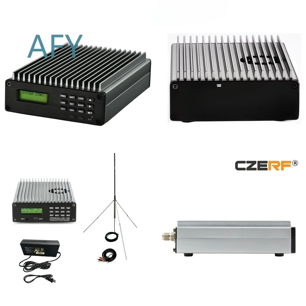 CZE-15B 15W FM Radio Transmitter Kit for Amplifier Board Audio DIY Project High-Fidelity Signal Booster PCB Module for Car