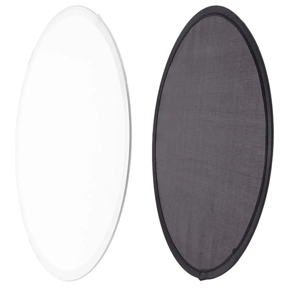 

2Pcs Folding Round Hand Fan Foldable Portable Summer Handheld Fan Lightweight for Dance Photos Party Cosplay Decoration