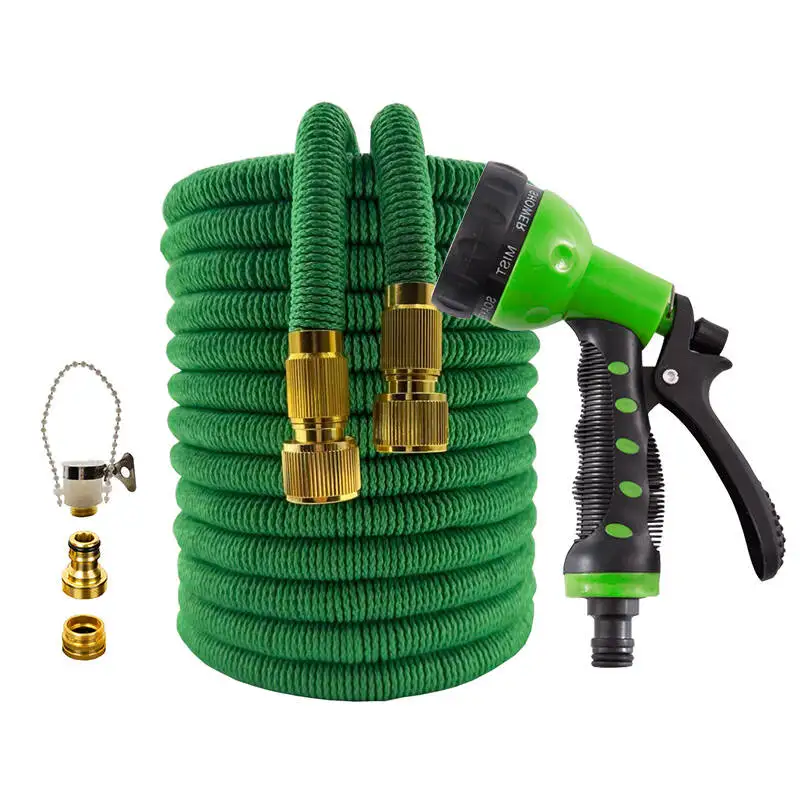 High Pressure Magic Hose For Garden Watering Adjustable Multifunctional Water Gun Suitable For Garden Irrigation 25FT-100FT