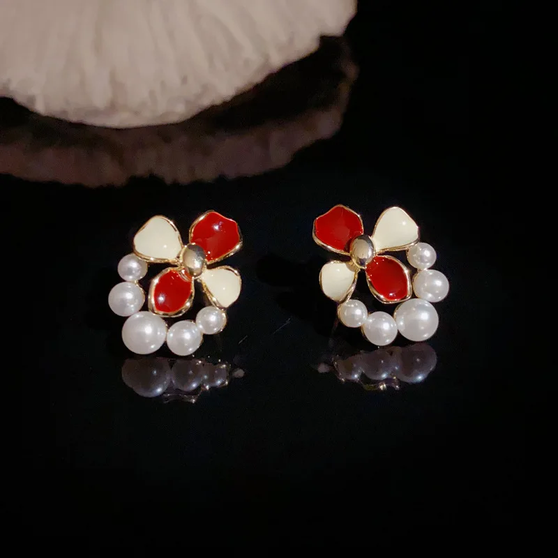 قلادة أقراط للسيدات مع إبرة فضية S925 ريترو، إكسسوارات مجوهرات بسيطة وعصرية ومتعددة الاستخدامات