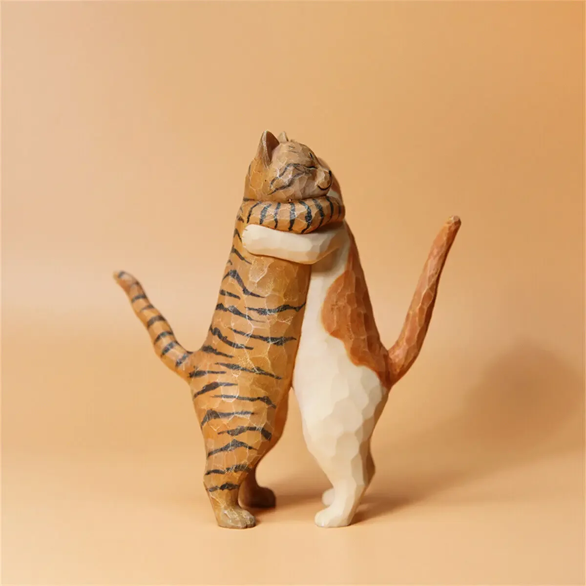 

HEADCREST Woodcut Cat 2.0 Model Animal Pet Figure Realistic Cute Decoration Collector Soldier Accessory Toy Gift