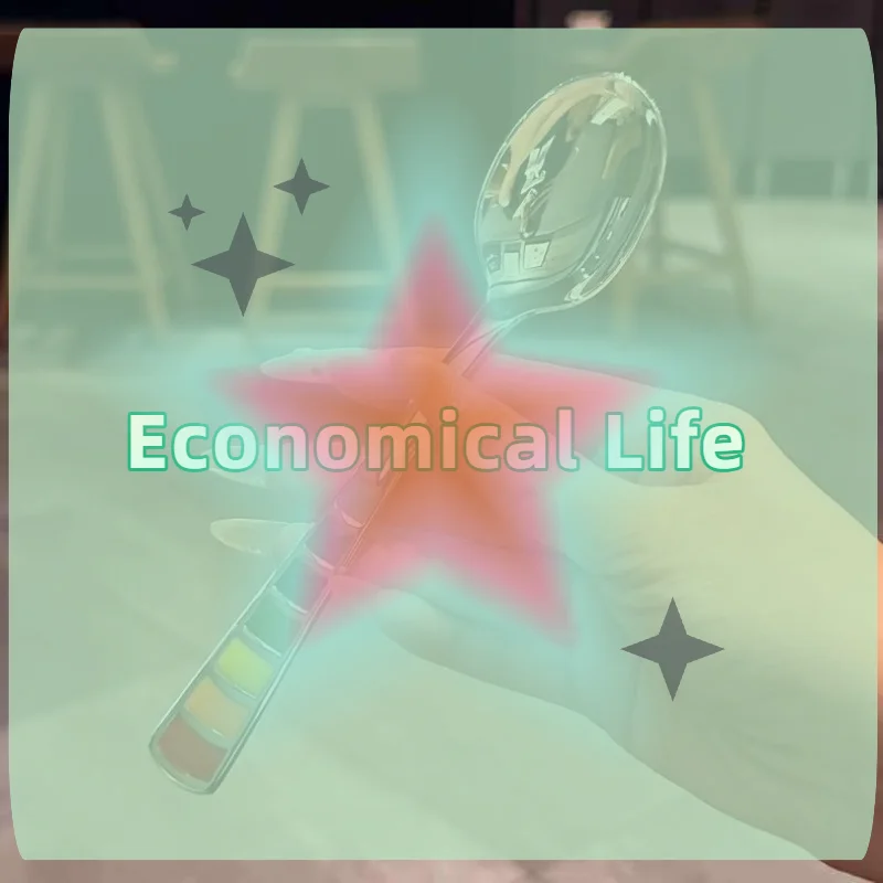 [MOA]2Pcs Macaron-Colored Stainless Steel Dessert Spoons High-Aesthetic Colorful Enamel Spoons For Home Kids Picnics & Bento