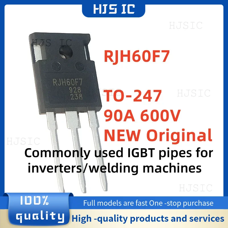 5 uds ~ 10 Uds 100% Original nuevo RJH60F7 RJH60F7DPQ 60F7 TO-247 90A 600V tubos IGBT de uso común para inversores/máquinas de soldadura IC