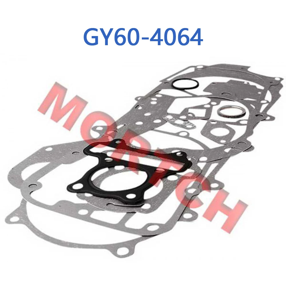 GY60-4064 GY6 60cc Full Set of Gasket 40cm 43cm 46cm For GY6 50cc 4 Stroke Chinese Scooter Moped 1P39QMB Engine