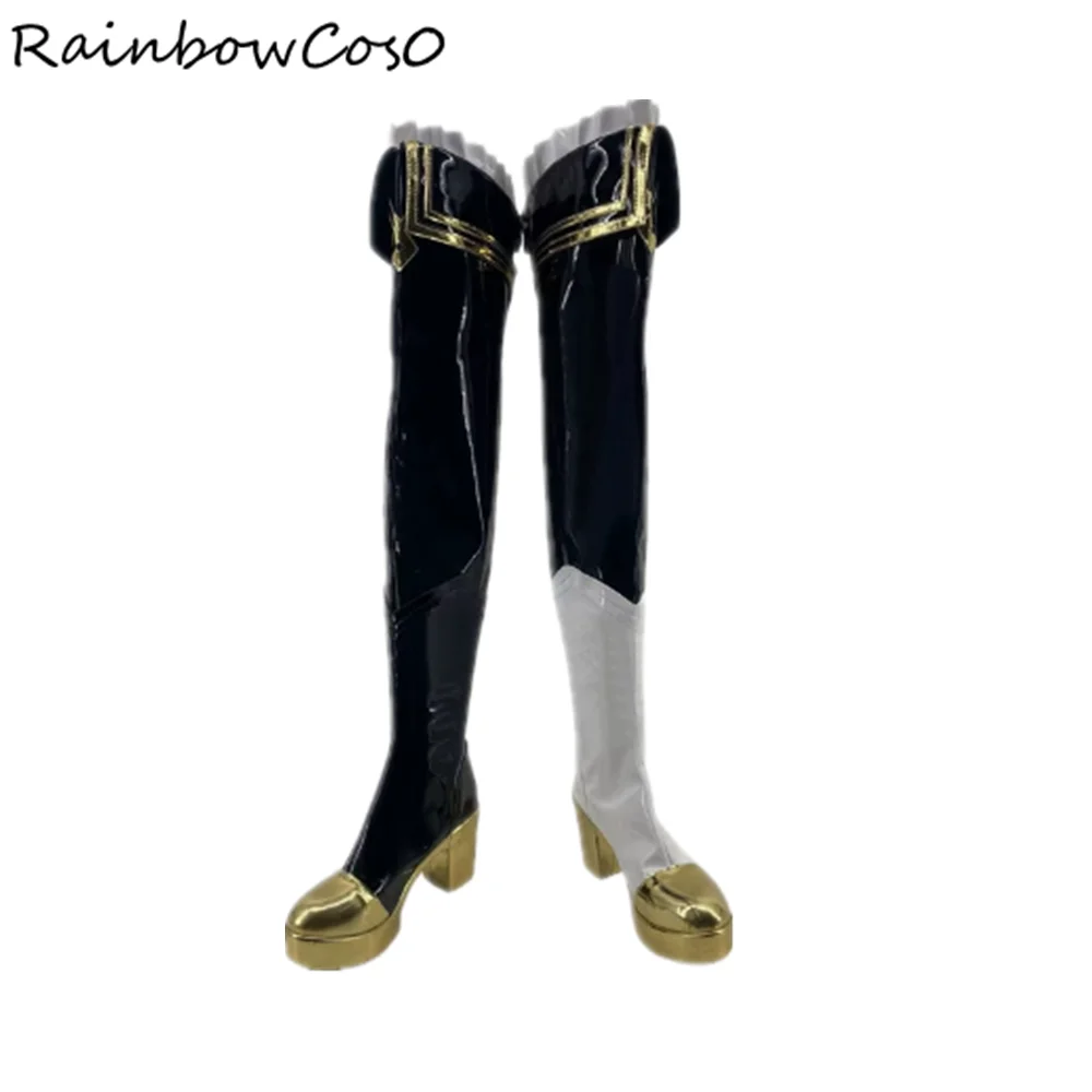 シュバリエ・フィデル ウマ娘 プリティーダービー コスプレ靴 ブーツ ゲーム アニメ ハロウィン RainbowCos0 W4307