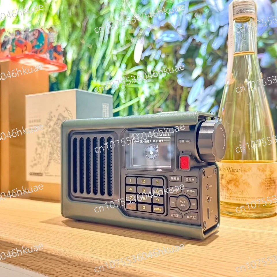 

Портативная сетевая радиостанция с AI-стереодинамиком, экраном и поддержкой TF-карт для воспроизведения музыки