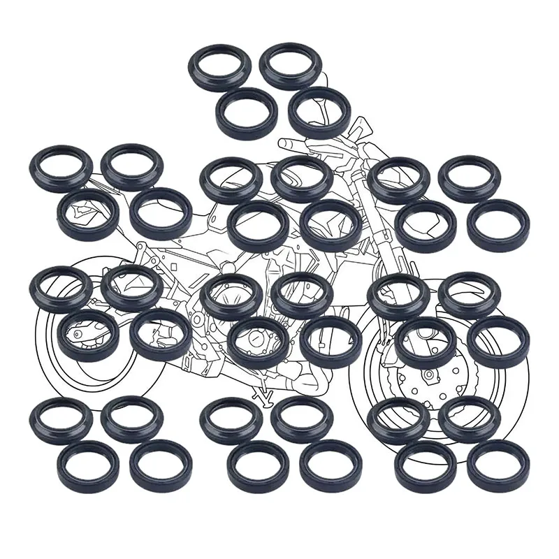Retén de aceite y guardapolvo de horquilla delantera de motocicleta 37x50x11 para Honda CBR250R CBR250RR XL250 CBR300 CB300 NSR400 CBR 250 CB CBR 300 NSR