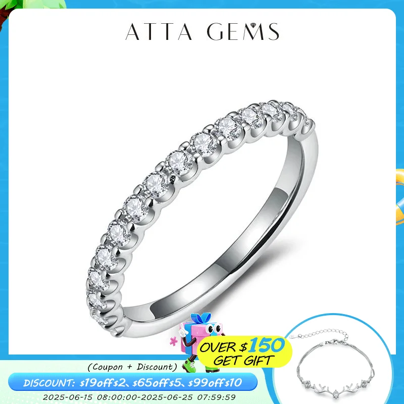 

100% 925 Sterling Silver Wedding Rings Set For Women Sparking Moissanite Gemstone Diamonds Engagement Fine Jewelry