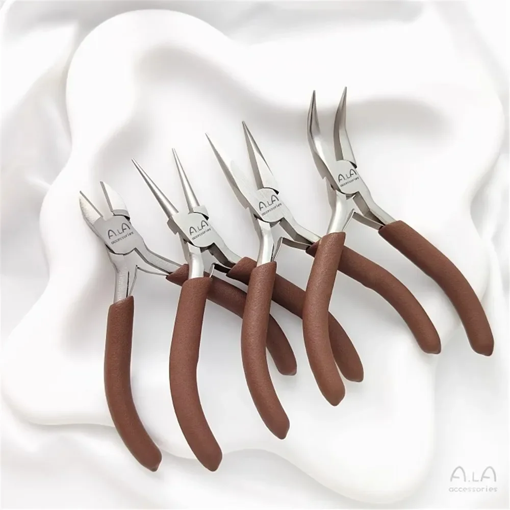 Imported Carbon Steel Hand Tools Pliers Nose Round Nose Pointed Nose Pliers Bent Nose Pliers Scissors DIY Hand-made Winding