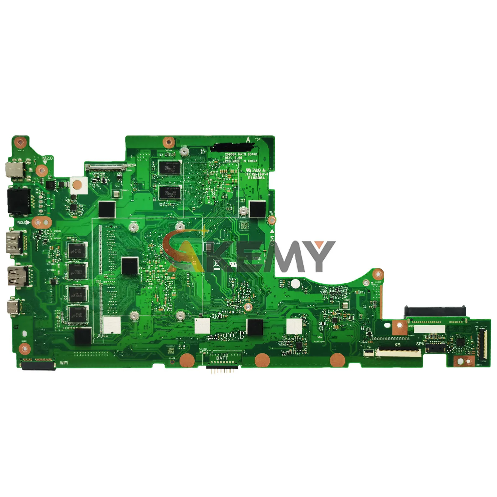 X505BP ノートパソコンマザーボード ASUS VivoBook K505B A505B A580B V505B X505B X505BP メインボード A6 A8 A9 CPU搭載 100%テスト済み OK 在庫あり