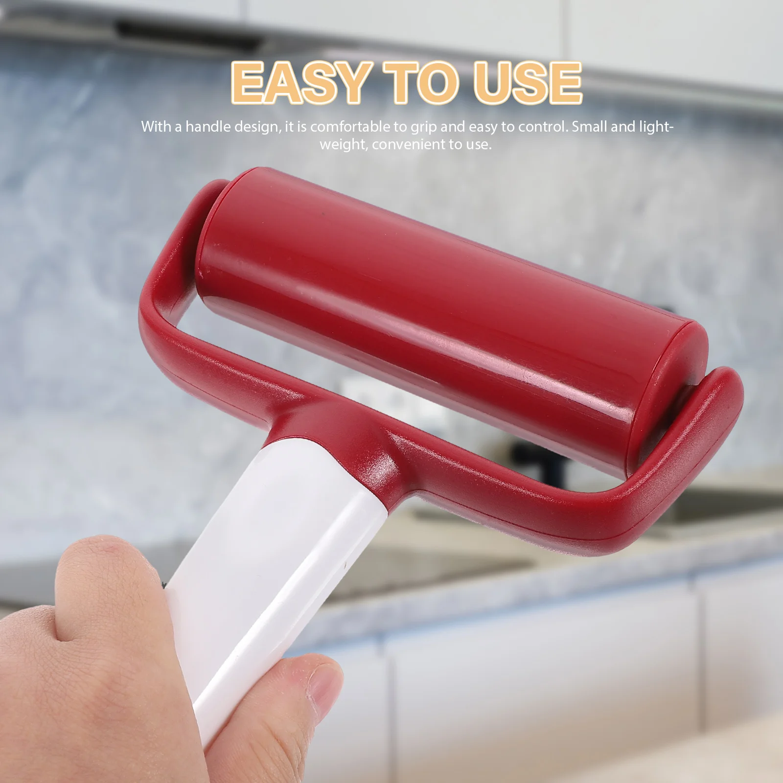 

2Pcs Kitchen Dough Roller Plastic Rolling Pin for Baked Goods Pizza Dumplings Noodles Baking Tool Reusable Roller Pin