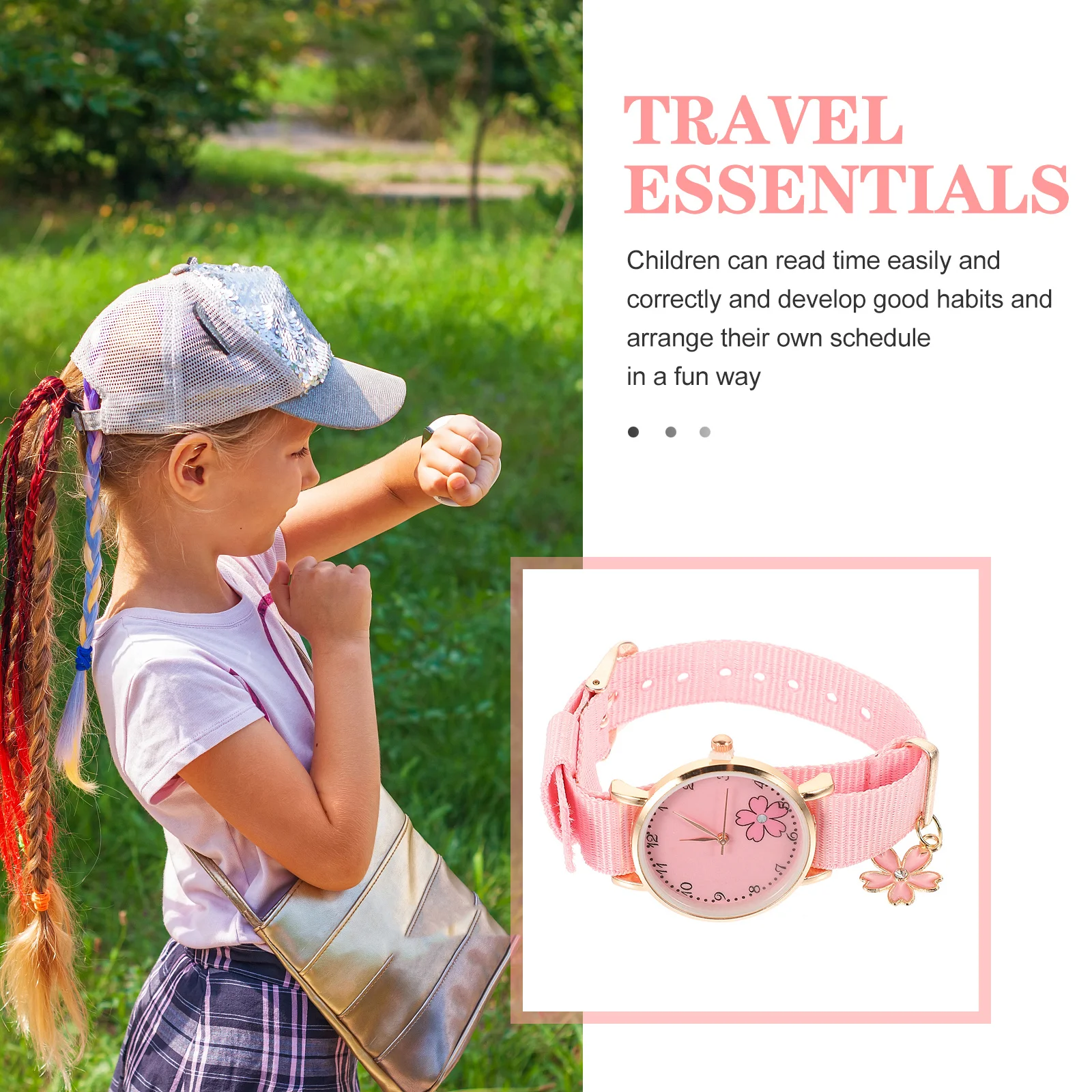 Наручные часы с цветочным узором, съемные часы с героями мультфильмов для женщин, подарок студентам, одежда для отдыха, декоративная